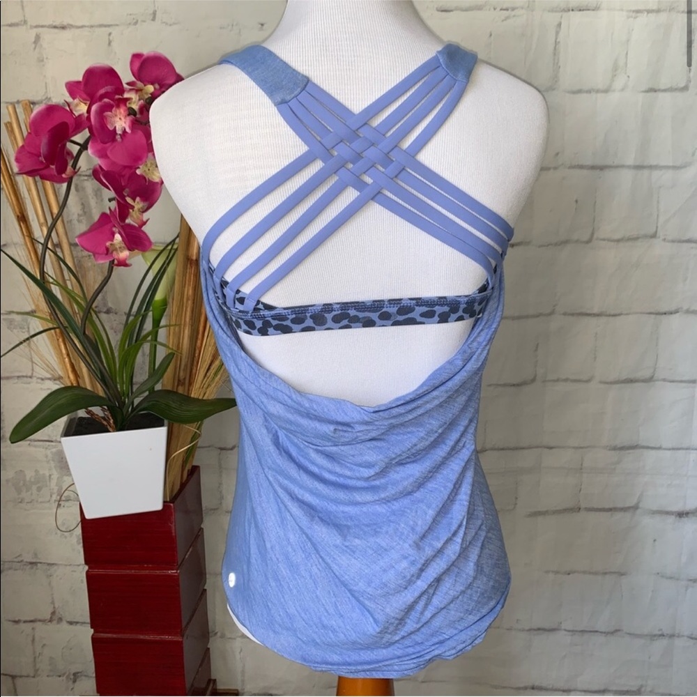 LULULEMON Tied In Energy Tank Top W/ Build in Bra